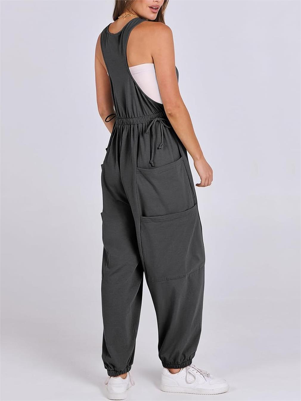 Women's Sleeveless Baggy Harem Jumpsuits (Buy 2 Free Shipping)