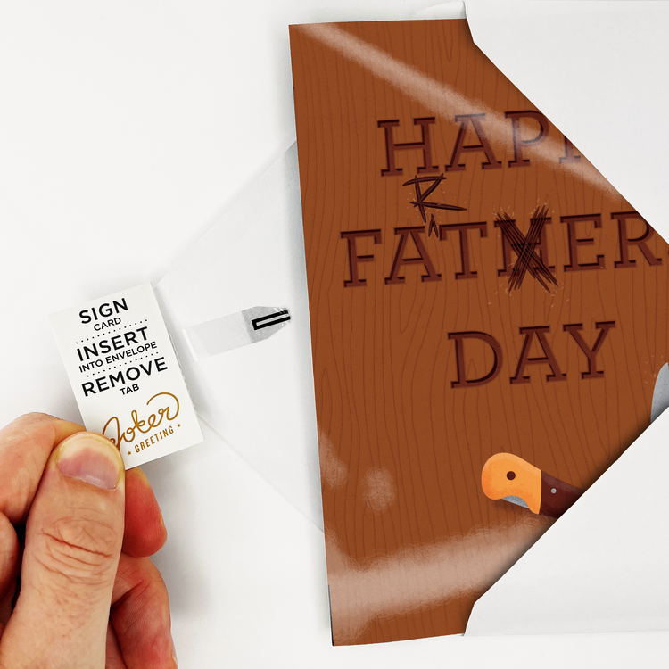 🔥Endless Farting Father's Day Card 👨‍👦🔊 - Joker Greeting Prank Card (Sequin + Sound)