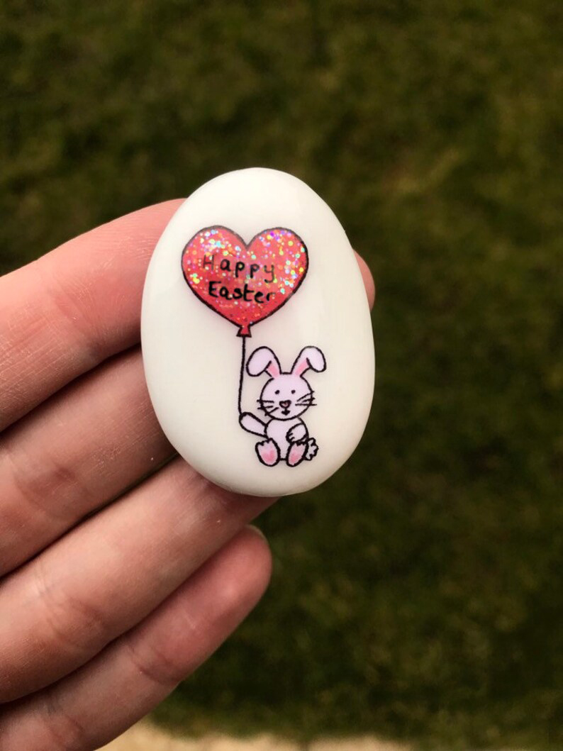 🐰Easter Bunny Pocket Stone Gift✨