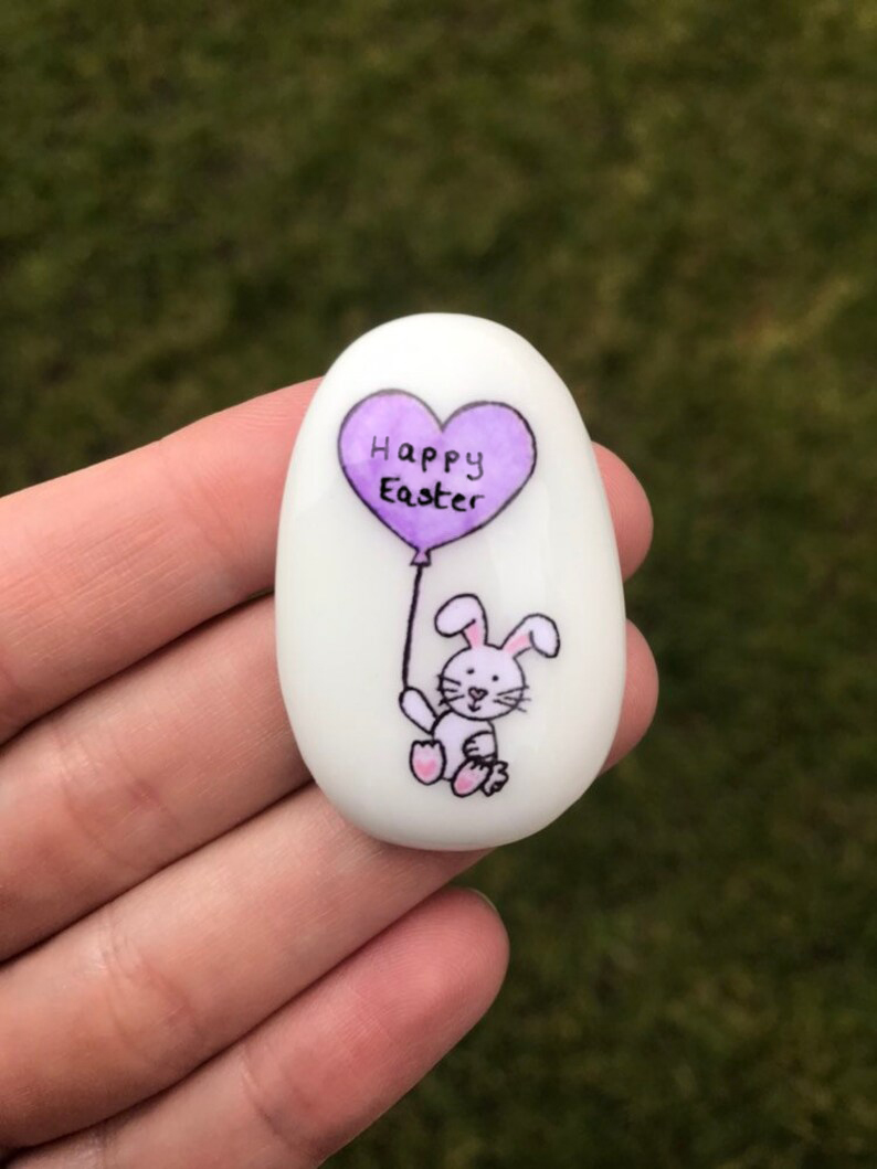 🐰Easter Bunny Pocket Stone Gift✨