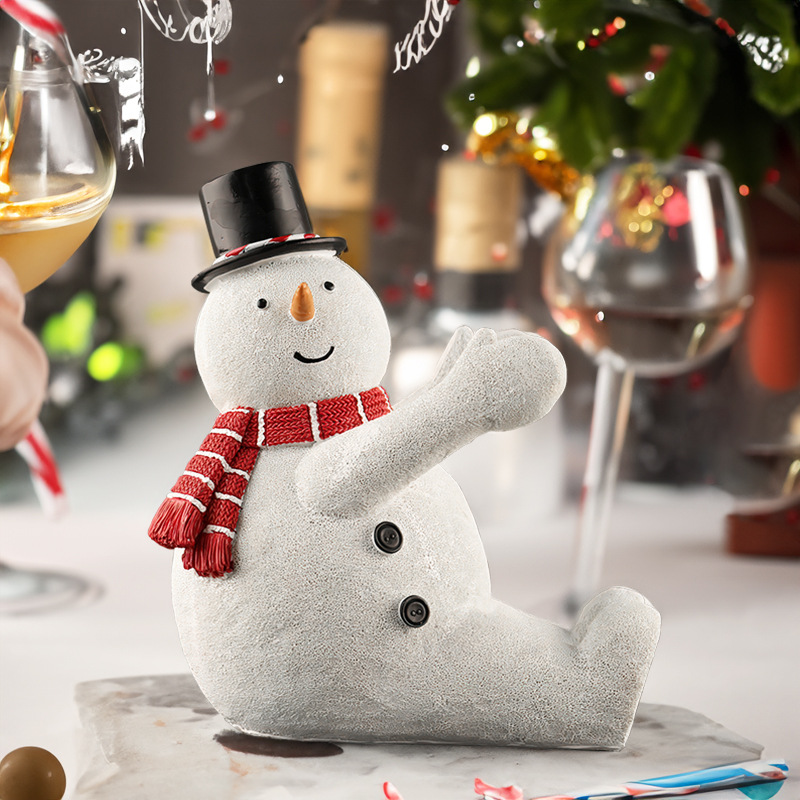 🥂Christmas sculpture wine rack🎄