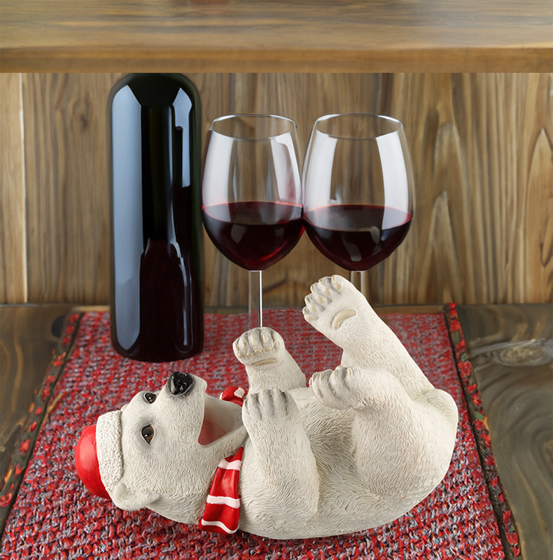 🥂Christmas sculpture wine rack🎄