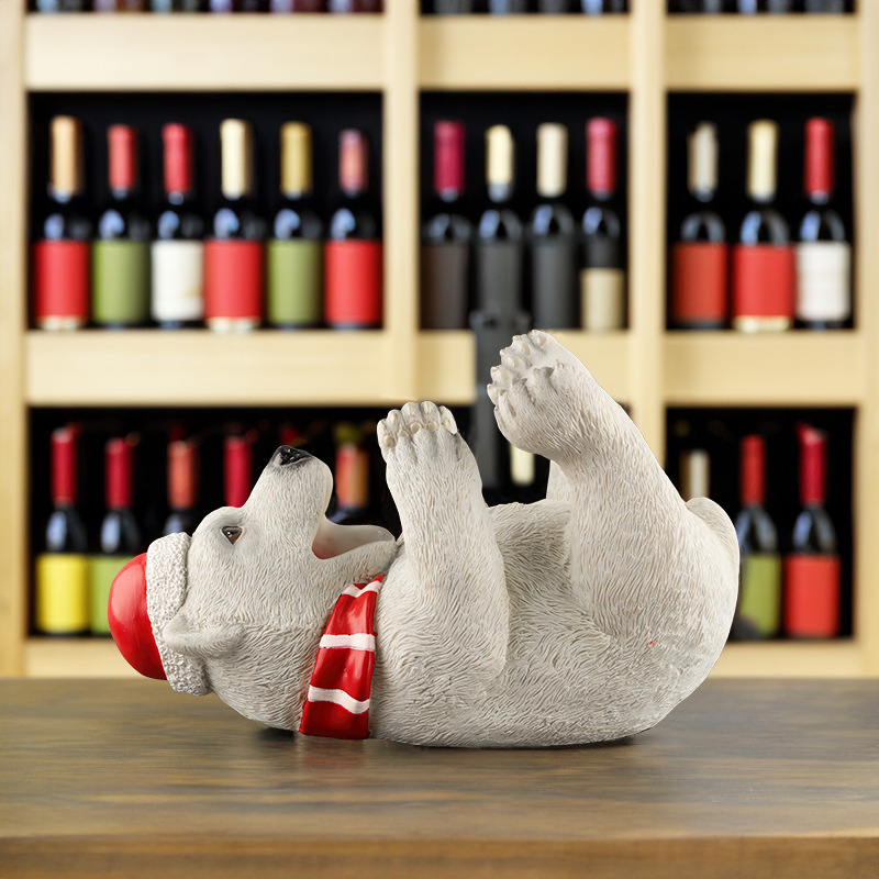 🥂Christmas sculpture wine rack🎄