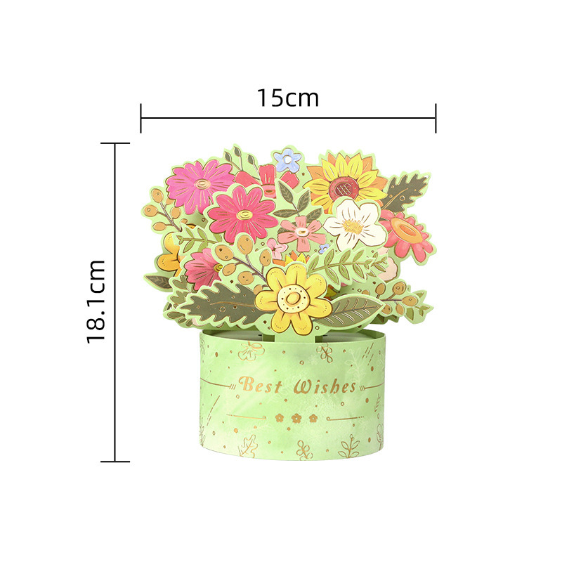 3D Flower Greeting Card
