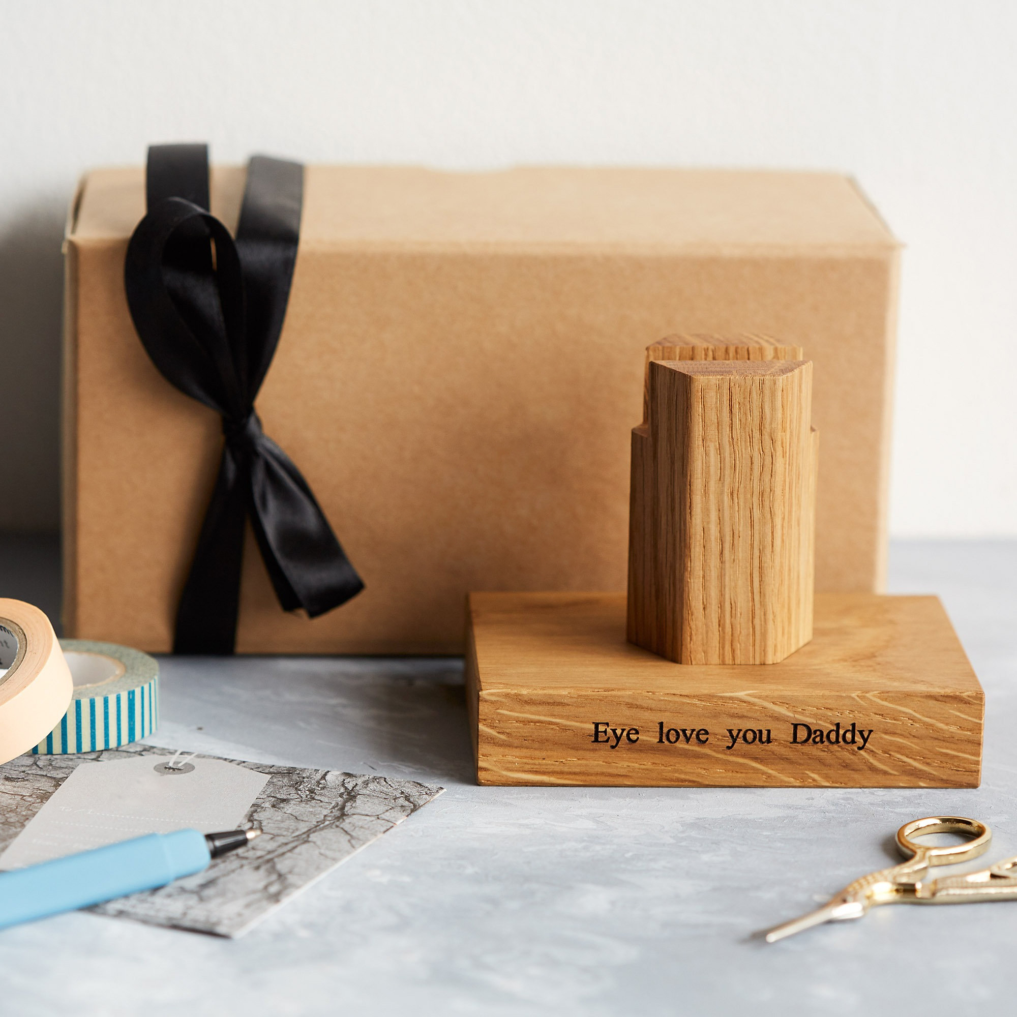 Unique Gift - Solid Oak Eye Glasses Stand