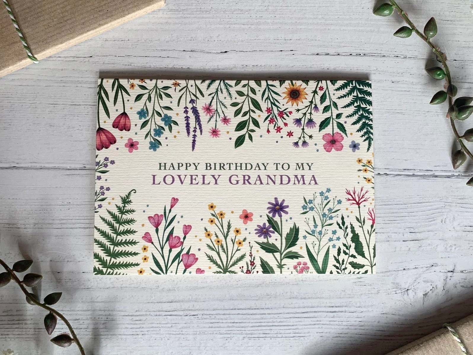 🌷Exquisite Floral Mother's Day Card 👩‍🦱