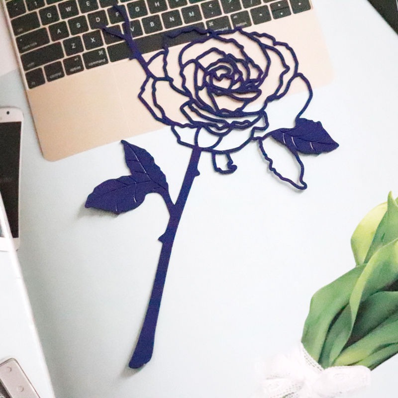 🌹Metal Rose Bookmark✨
