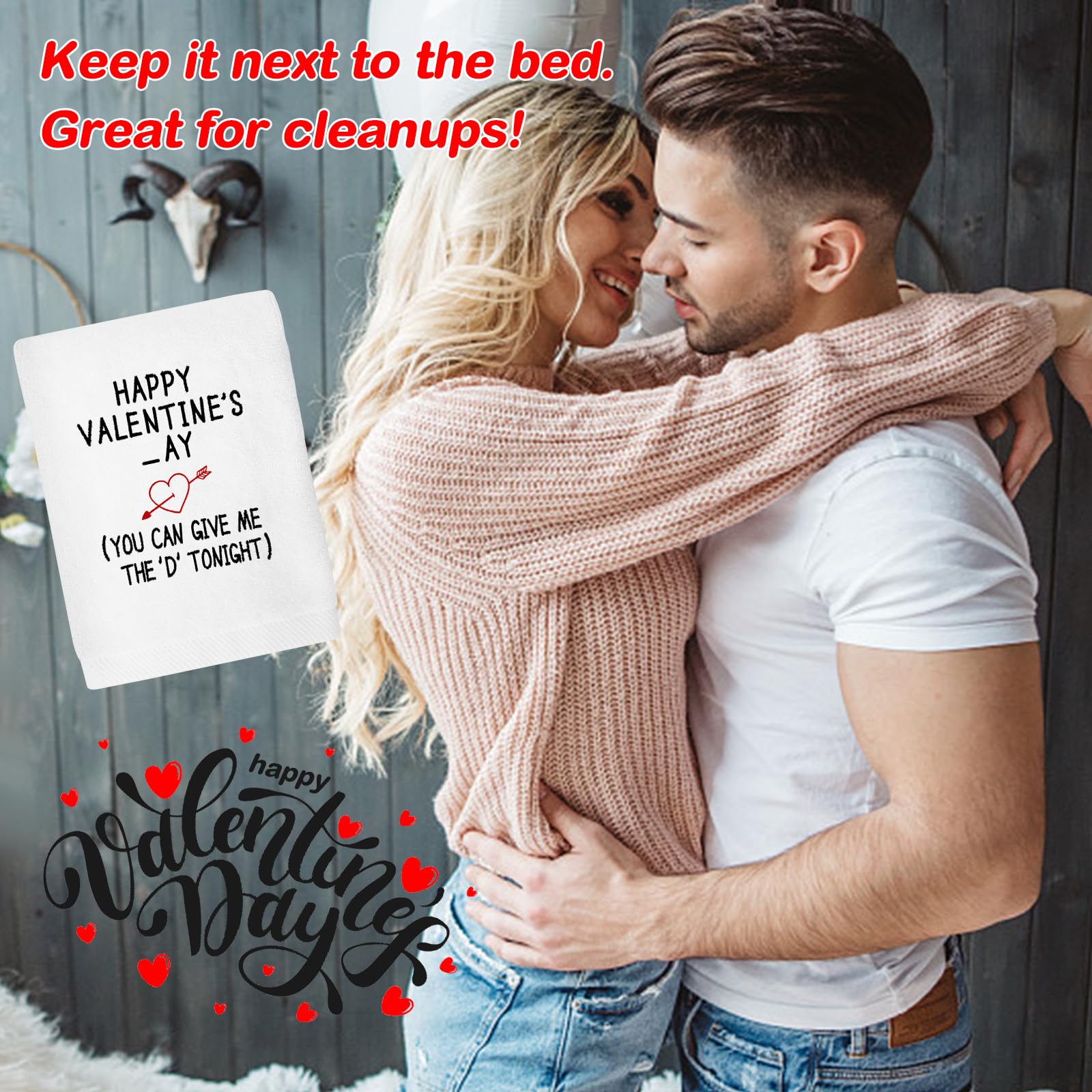 💖VALENTINE'S GIFT-Funny Ideas Romantic Towel 