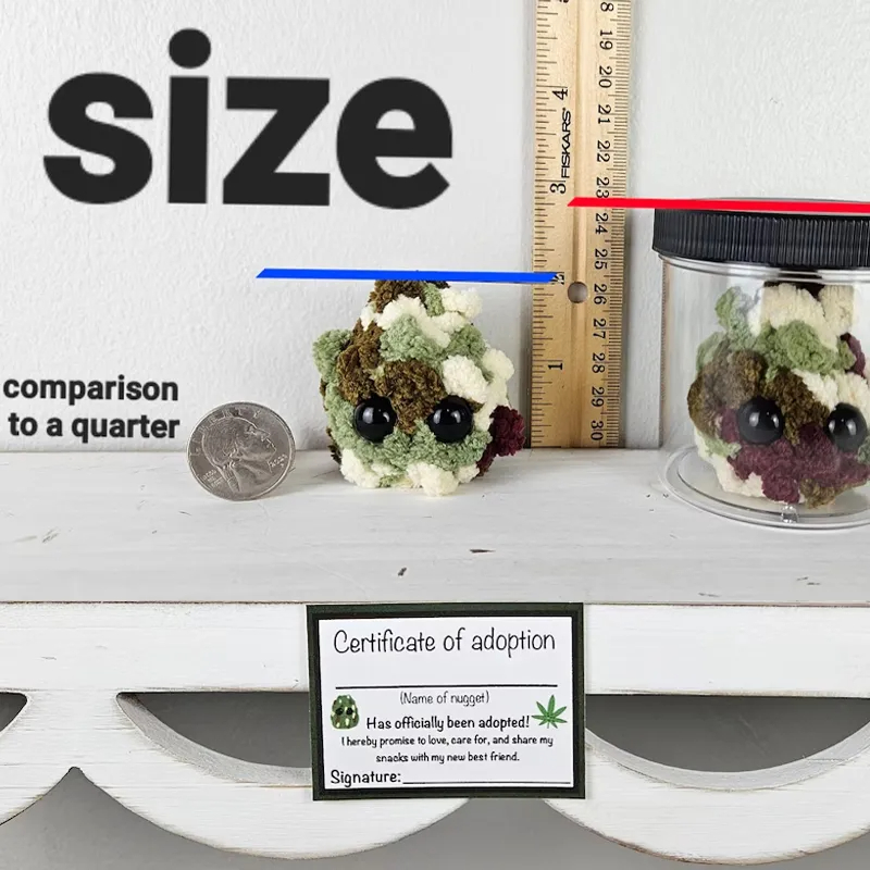 Adopt a Weed Nugget Plushie