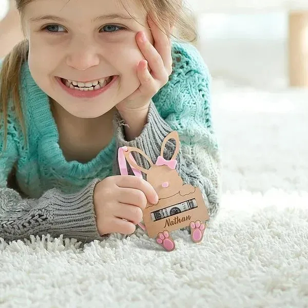 🐰Personalized Easter Bunny Money Holder