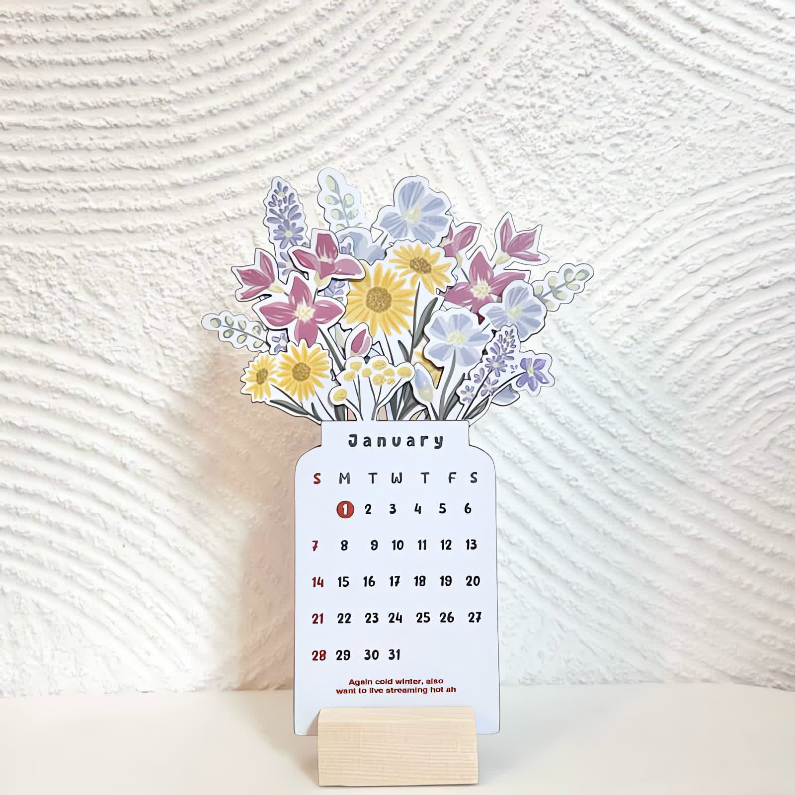 🌷Best Christmas Gift🎁--2025 Bloomy Flowers Desk Calendar📅