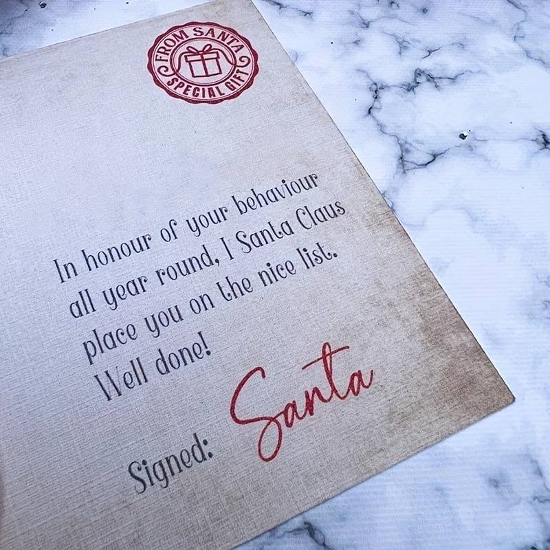 🥇Christmas Creative Badge Greeting Card💌