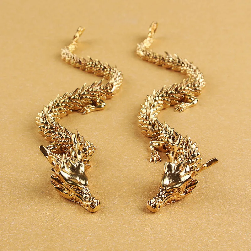 🐉Gold Dragon with Movable Joints