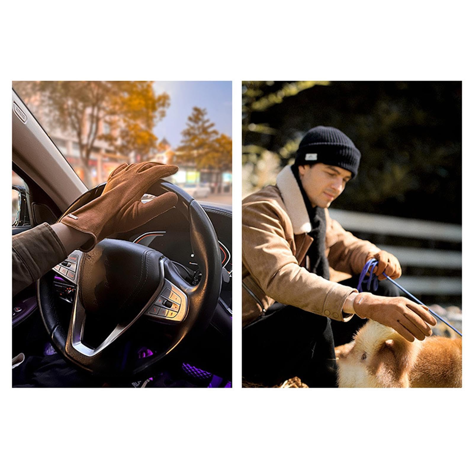 Fingerless Touch Screen Non Slip Waterproof Gloves