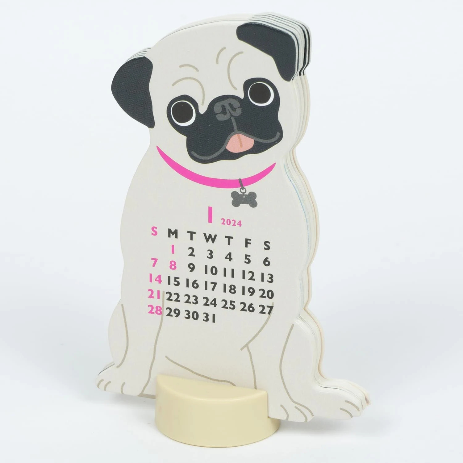 🐶Pug Calendar Mini 2024