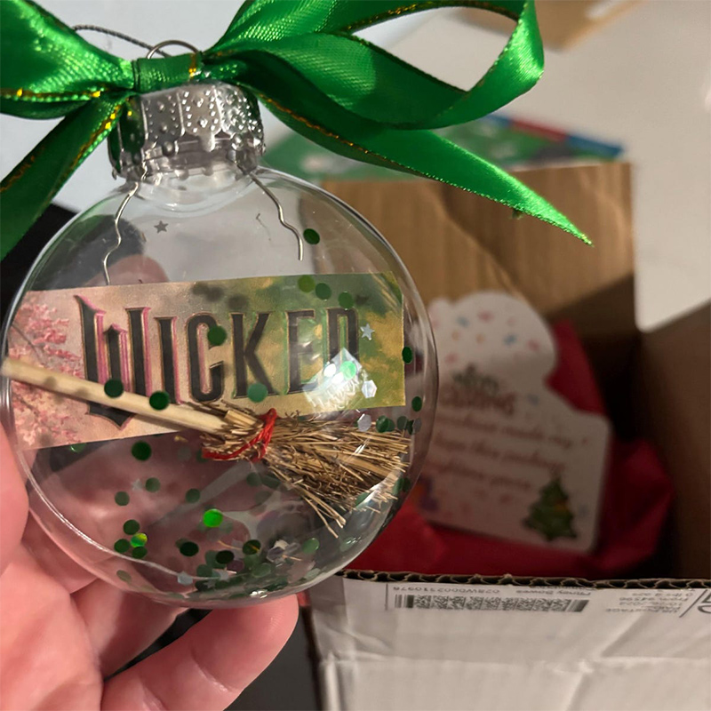 Wicked Movie Christmas Ornament