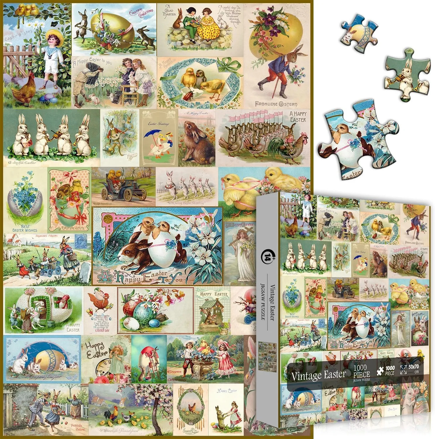 🧩Easter Puzzles For Adults 1000 Pieces