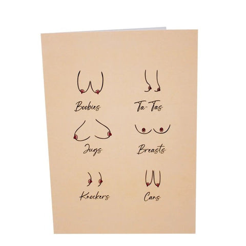 🤣Funny 3D Boobies Prank Greeting Card