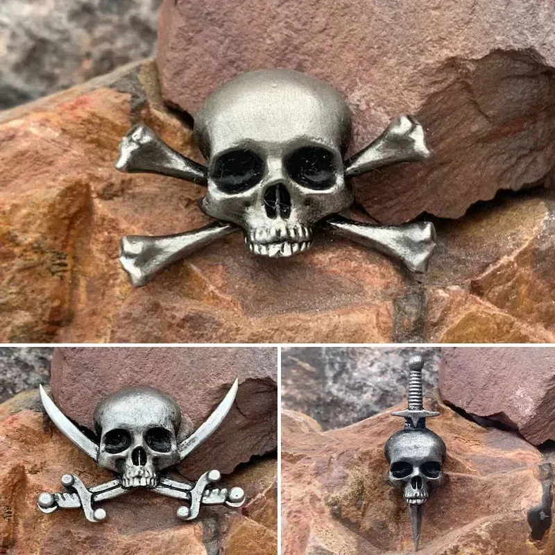 🎈Funny Gifts🎁-🔥Retro Gothic Skull Brooch💀