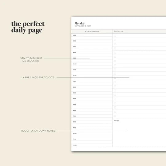 24-25 Daily Planner❤️BUY 2 FREE SHIPPING