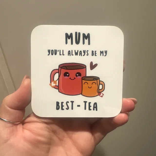 🎁Mum Best-Tea Mug And Coaster Set