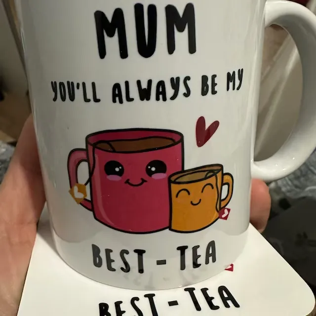 🎁Mum Best-Tea Mug And Coaster Set