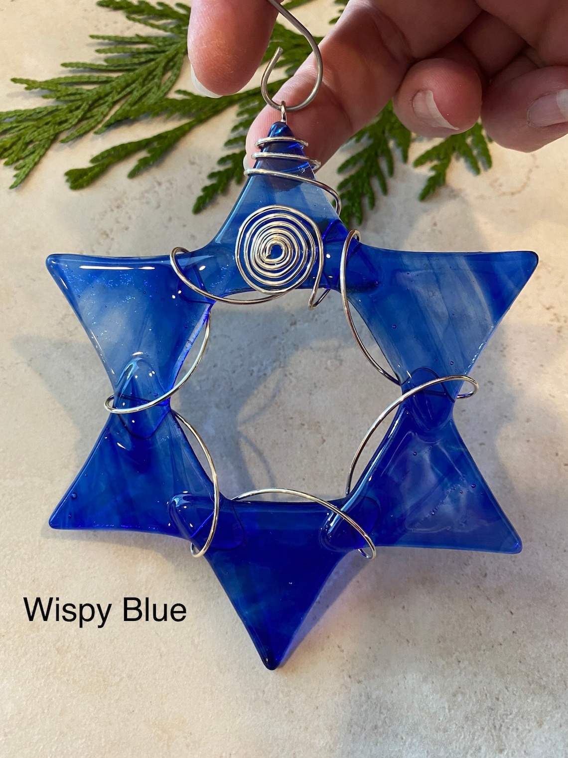 Glass Star of David