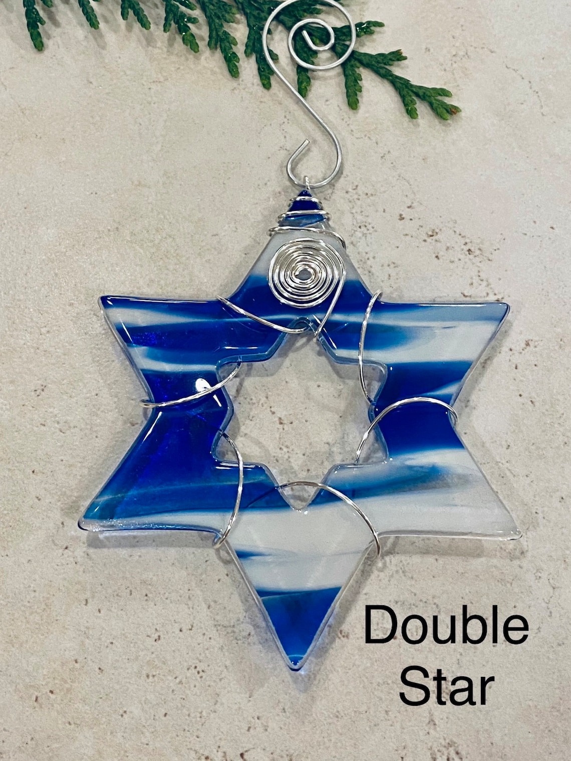 Glass Star of David