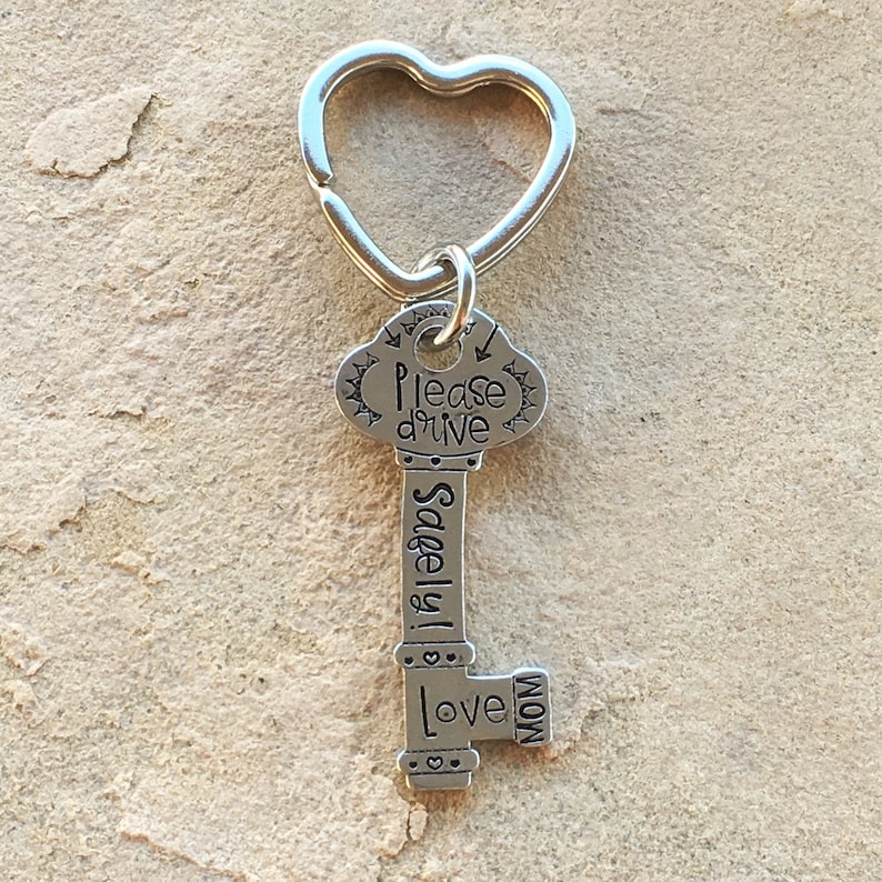 ✨Funny Handstamped Key Chain