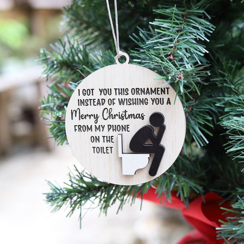🎁🎅2023 CHRISTMAS GIFT--😂Funny Best Friends Ornament