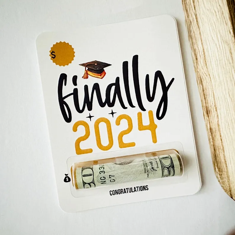 👩‍🎓2024 Cash Money Card Holder Gifts🎁