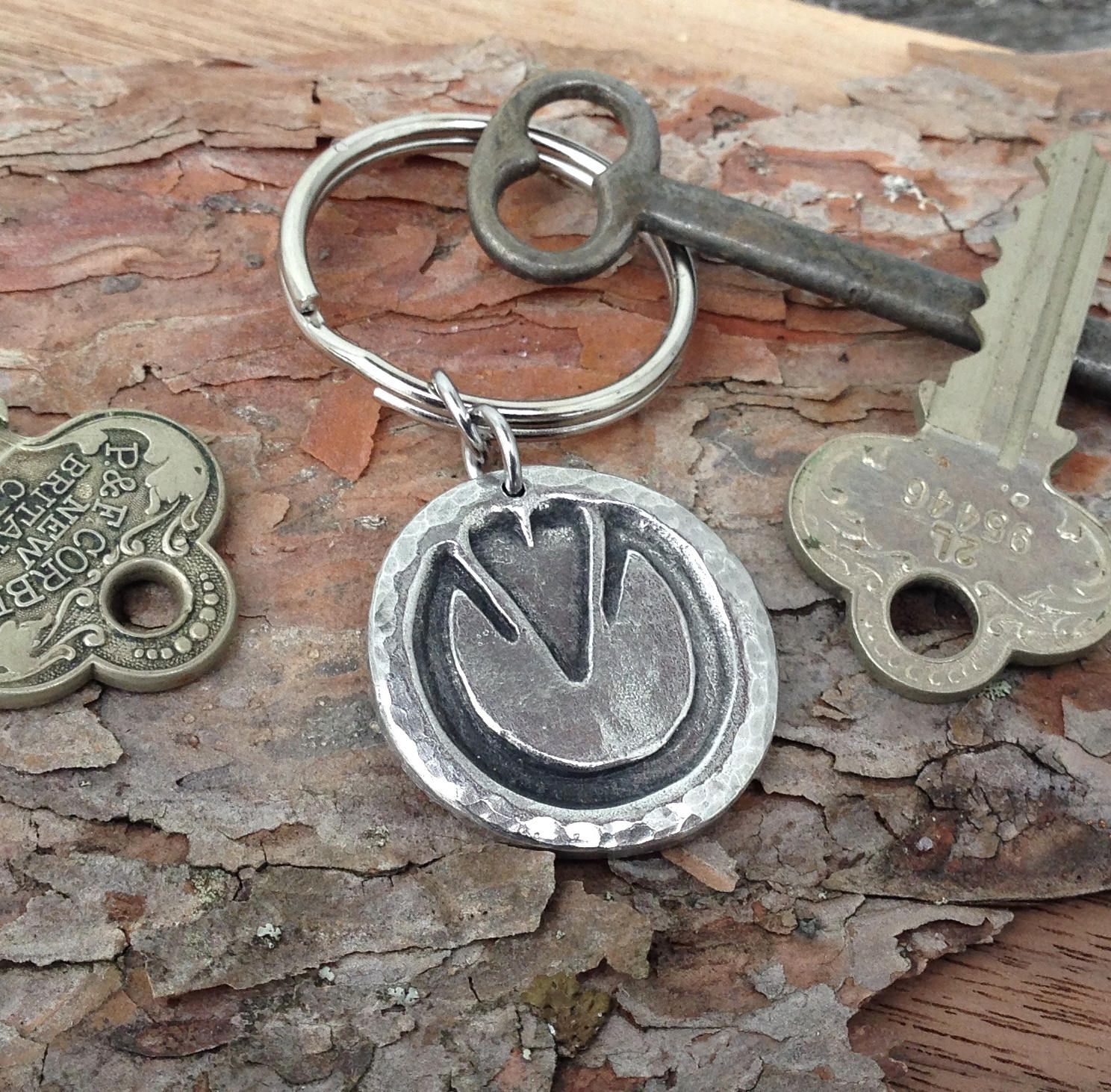 Running Horse Key Ring