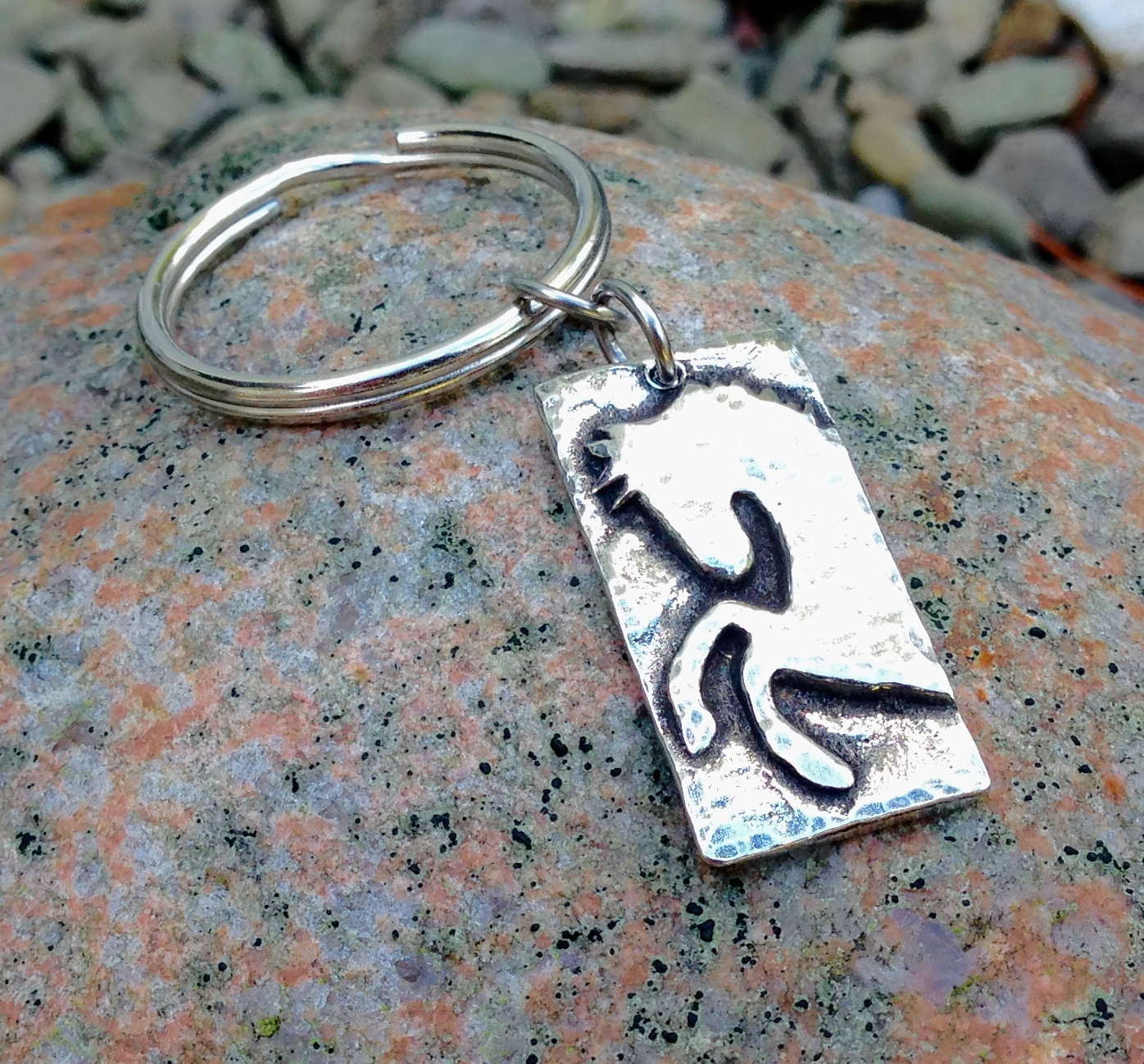 Running Horse Key Ring