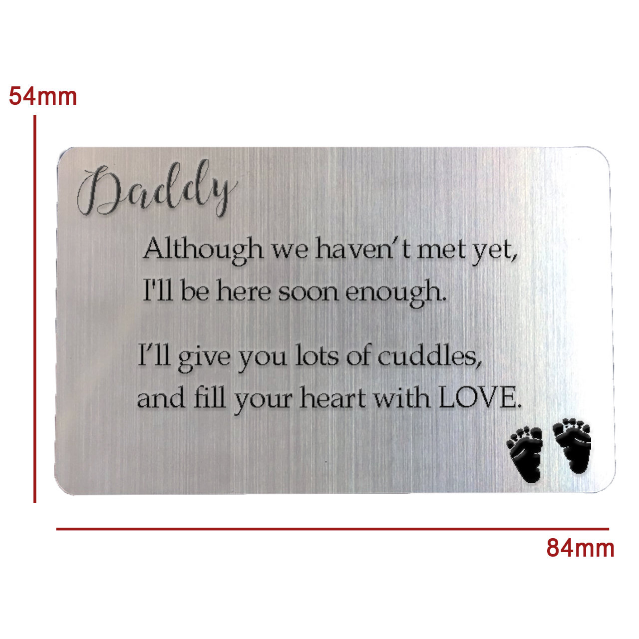 Gift for Dad to be-To My Daddy Love Bump