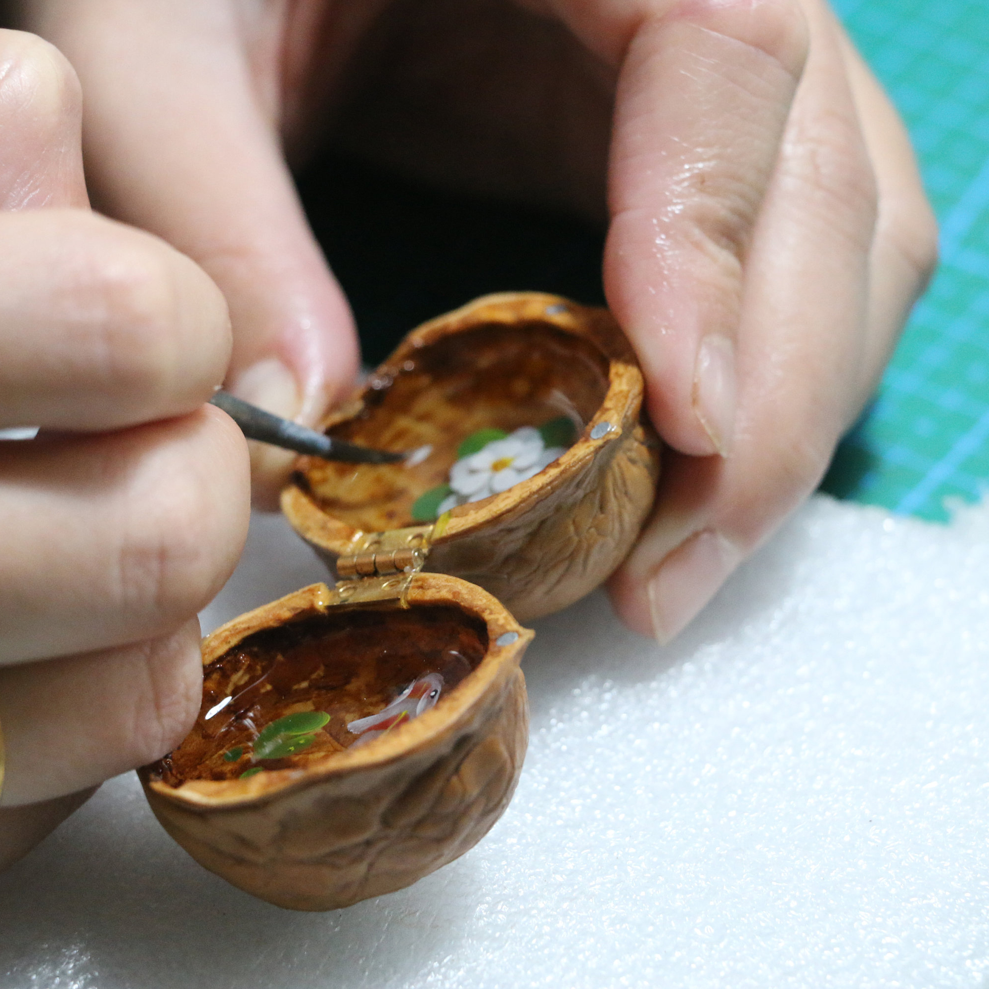 ✨Cute Mini Koi Fish Resin Painting