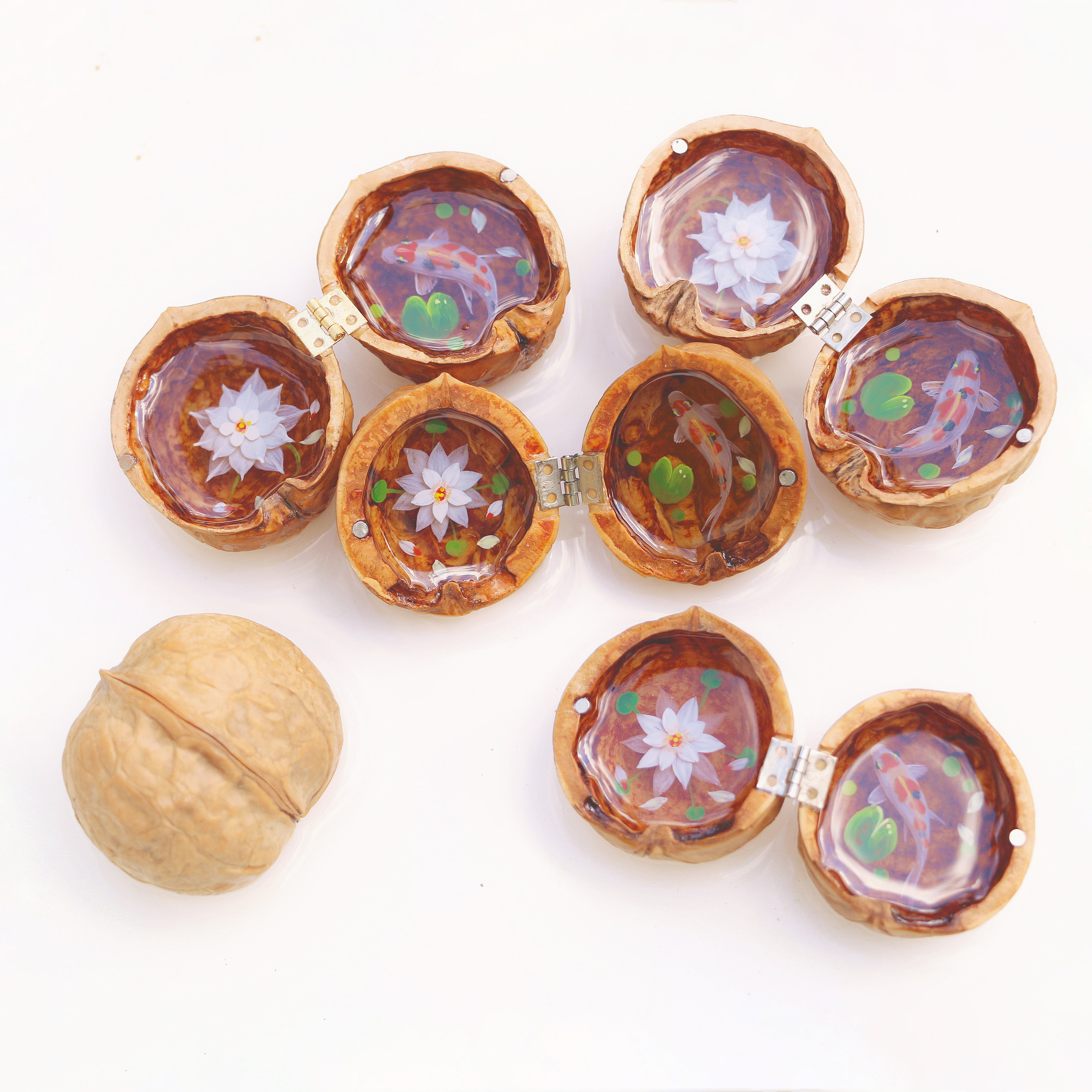 ✨Cute Mini Koi Fish Resin Painting