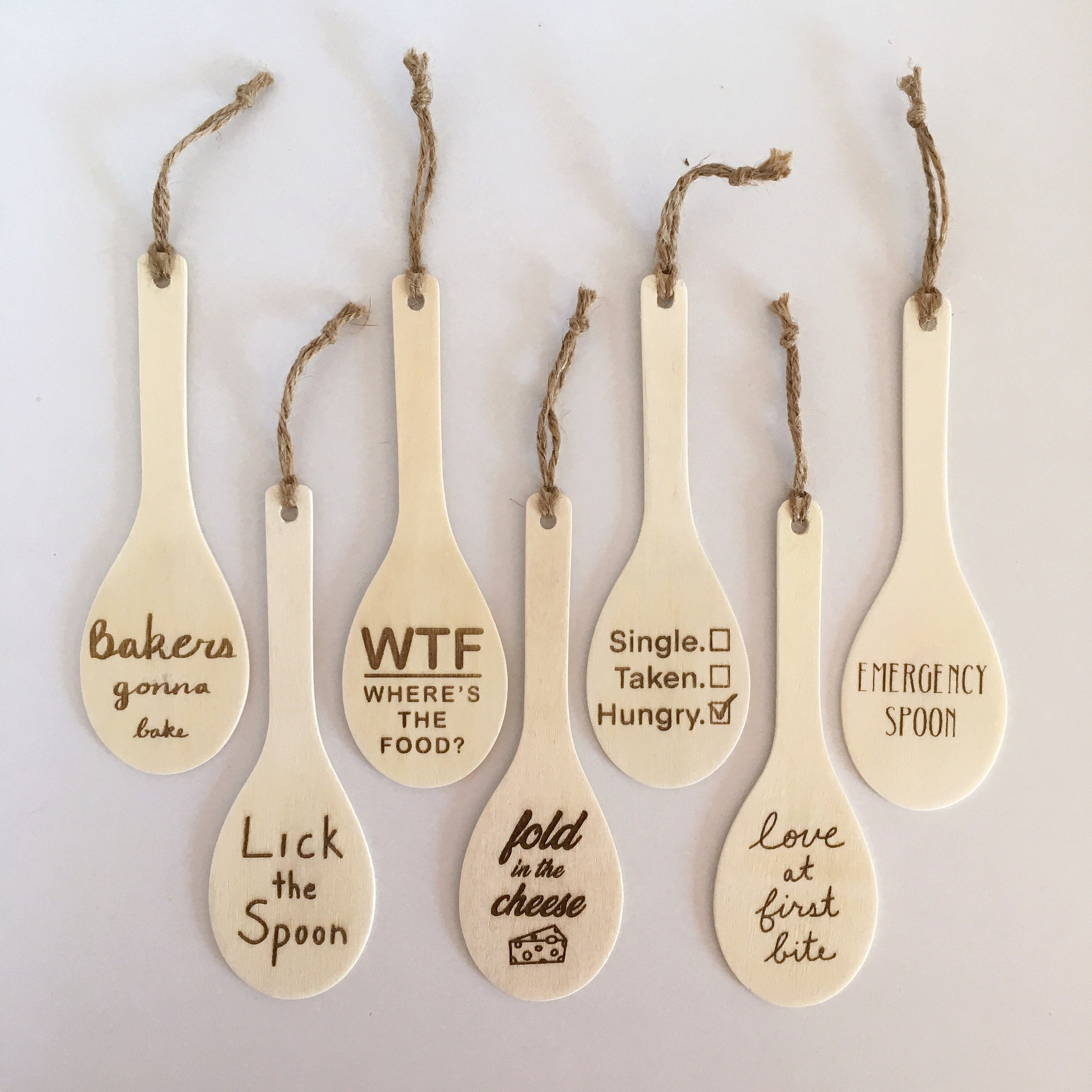 🥄Fun Wooden Spoon Decoration💟