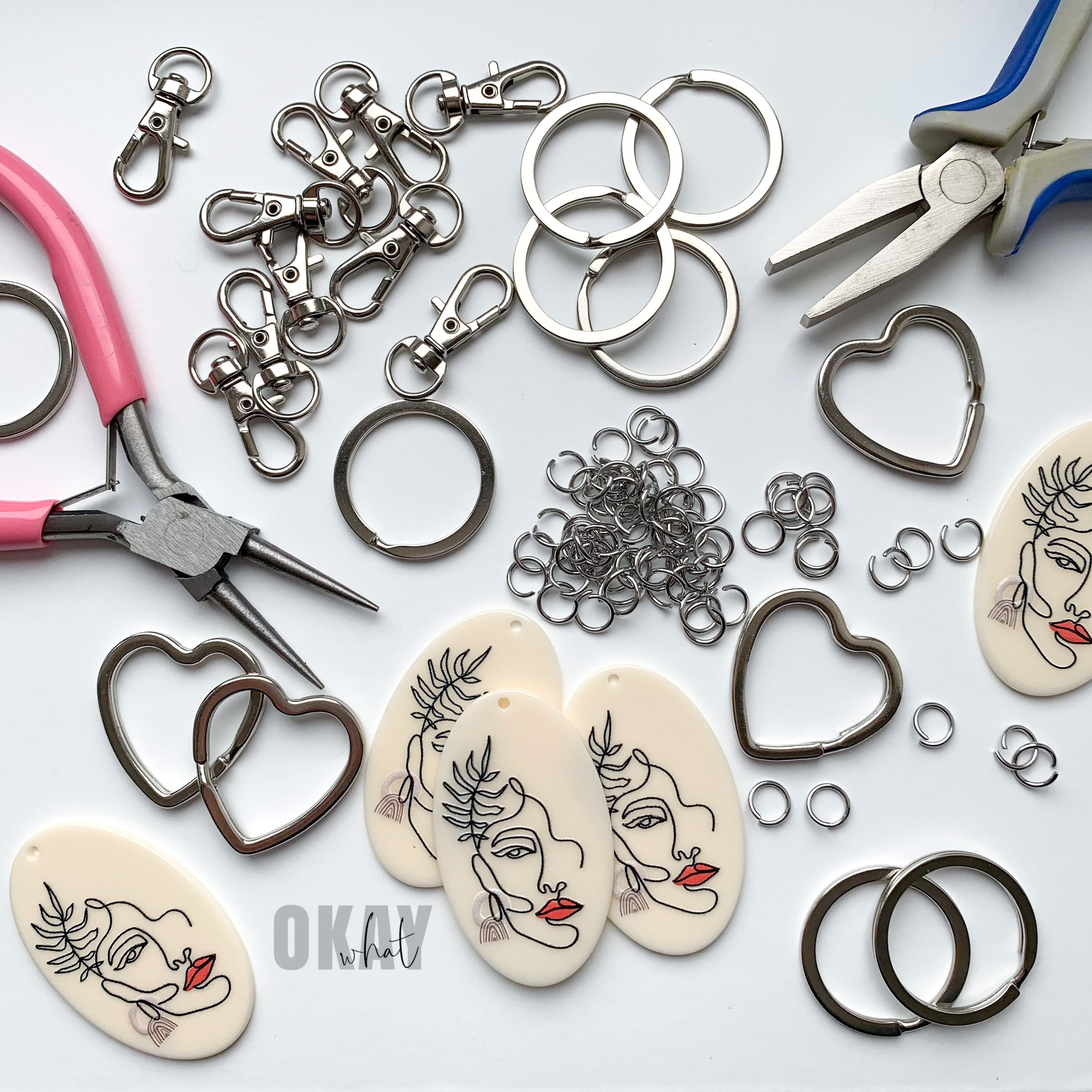 Woman Keyring | Be the woman who went for it