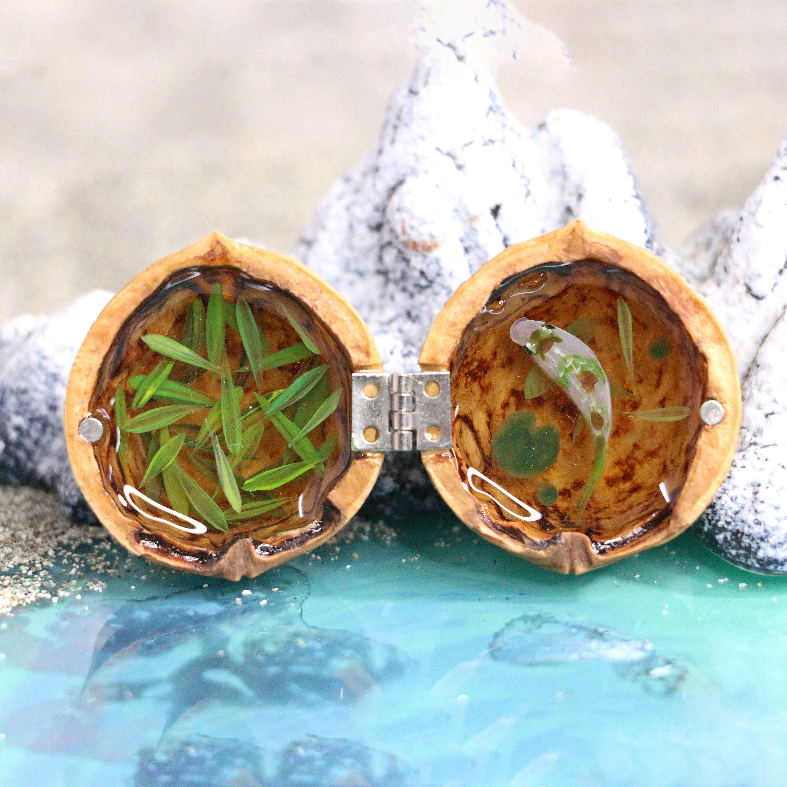 ✨Cute Mini Koi Fish Resin Painting