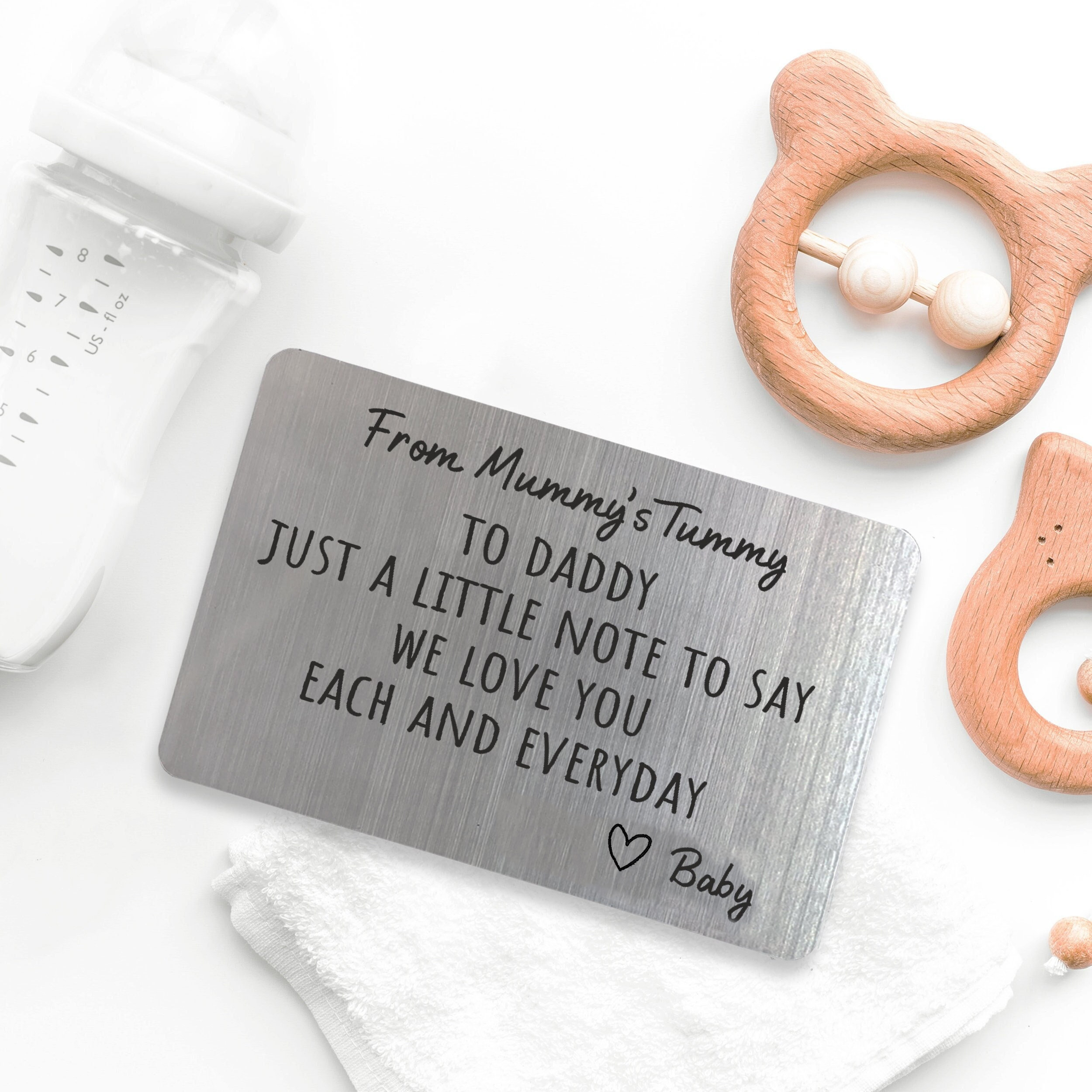 Gift for Dad to be-To My Daddy Love Bump
