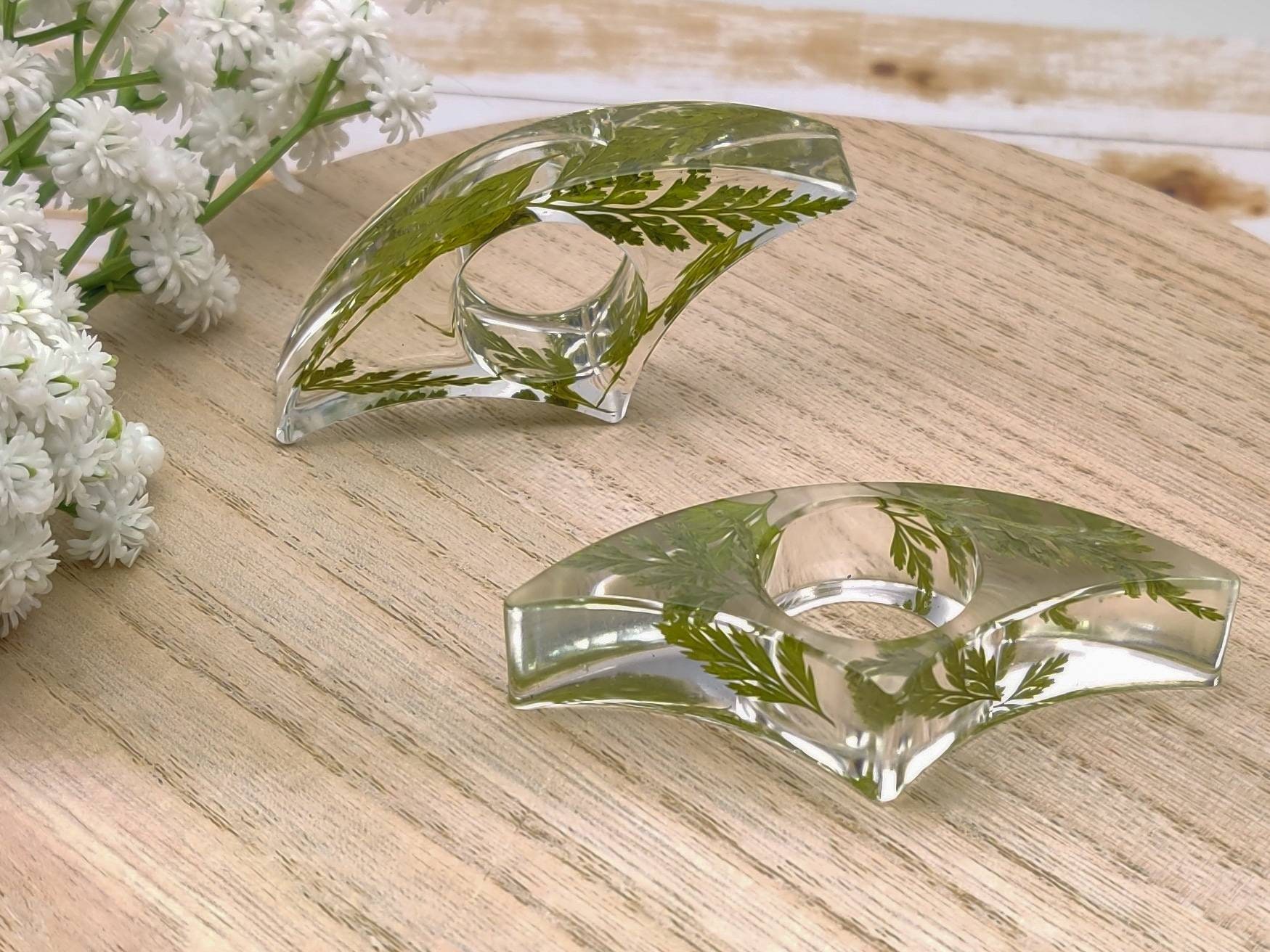 Pressed Plant Botanical Resin Book Page Holder