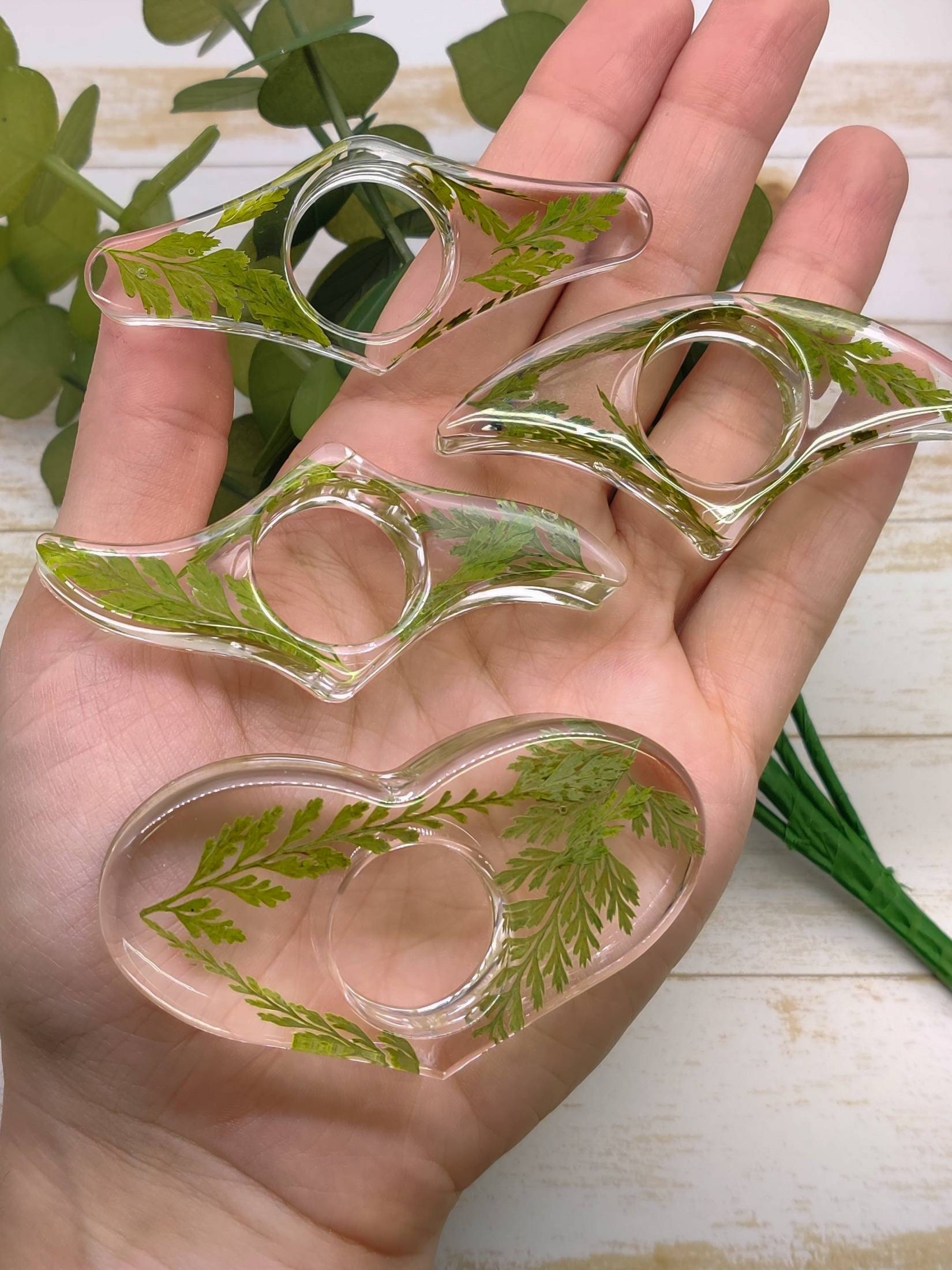 Pressed Plant Botanical Resin Book Page Holder