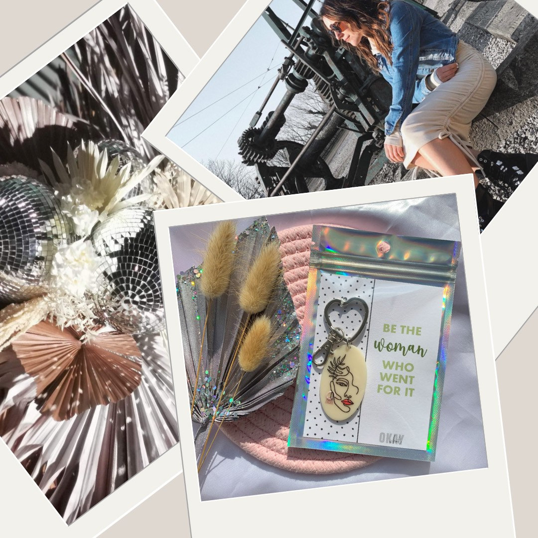 Woman Keyring | Be the woman who went for it