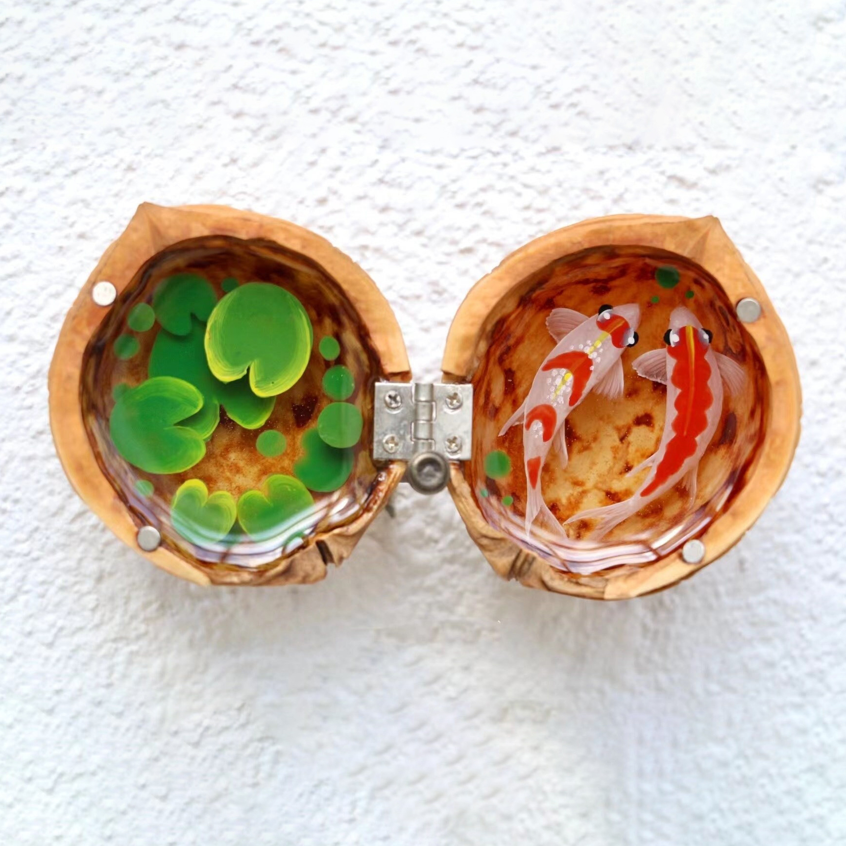 ✨Cute Mini Koi Fish Resin Painting