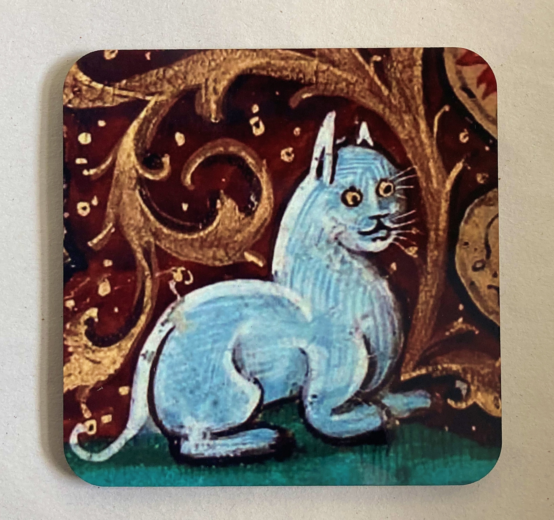 Medieval Cat coasters