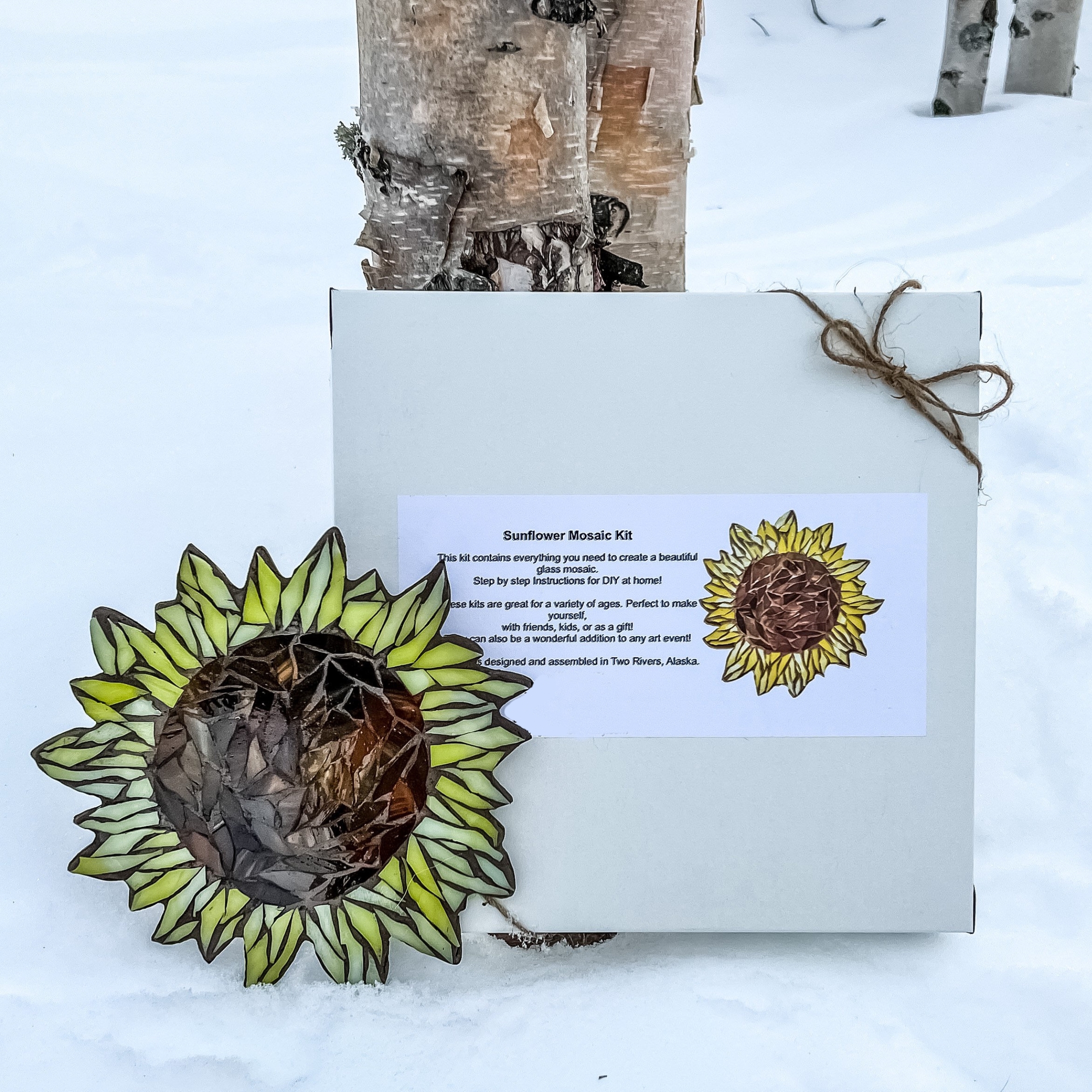 Range Glass Mosaic Decorative Box