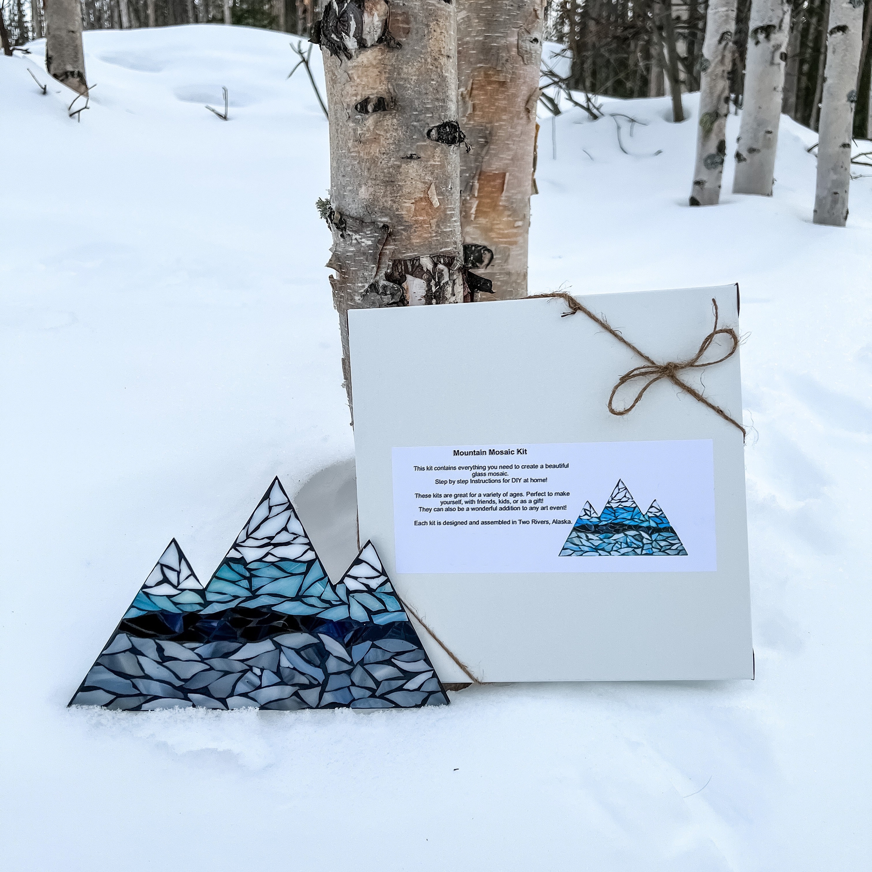 Range Glass Mosaic Decorative Box