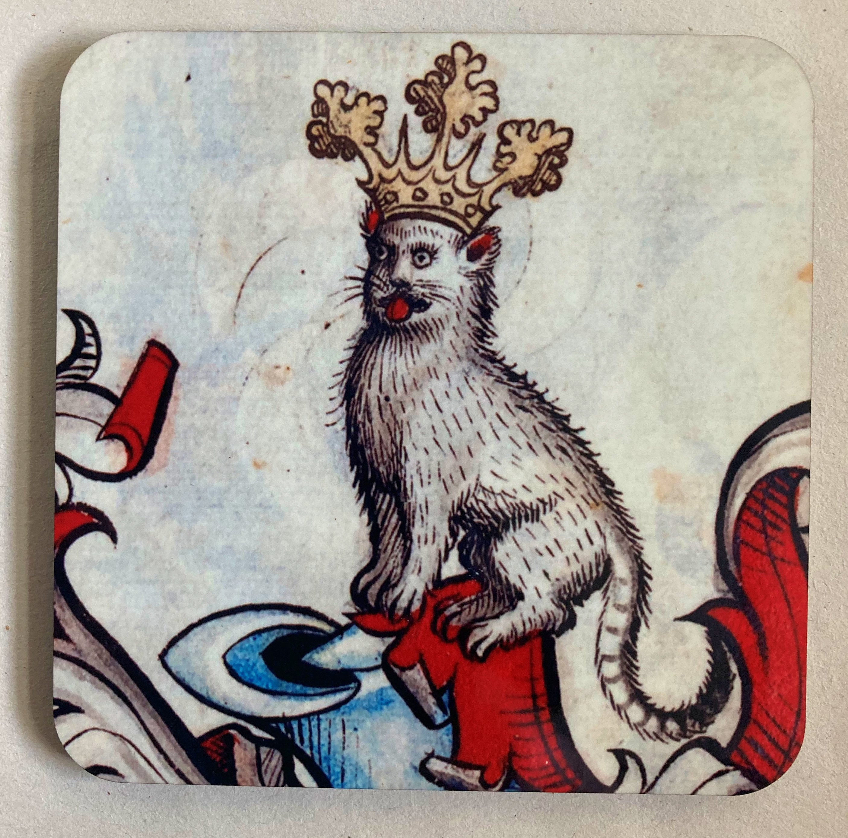 Medieval Cat coasters