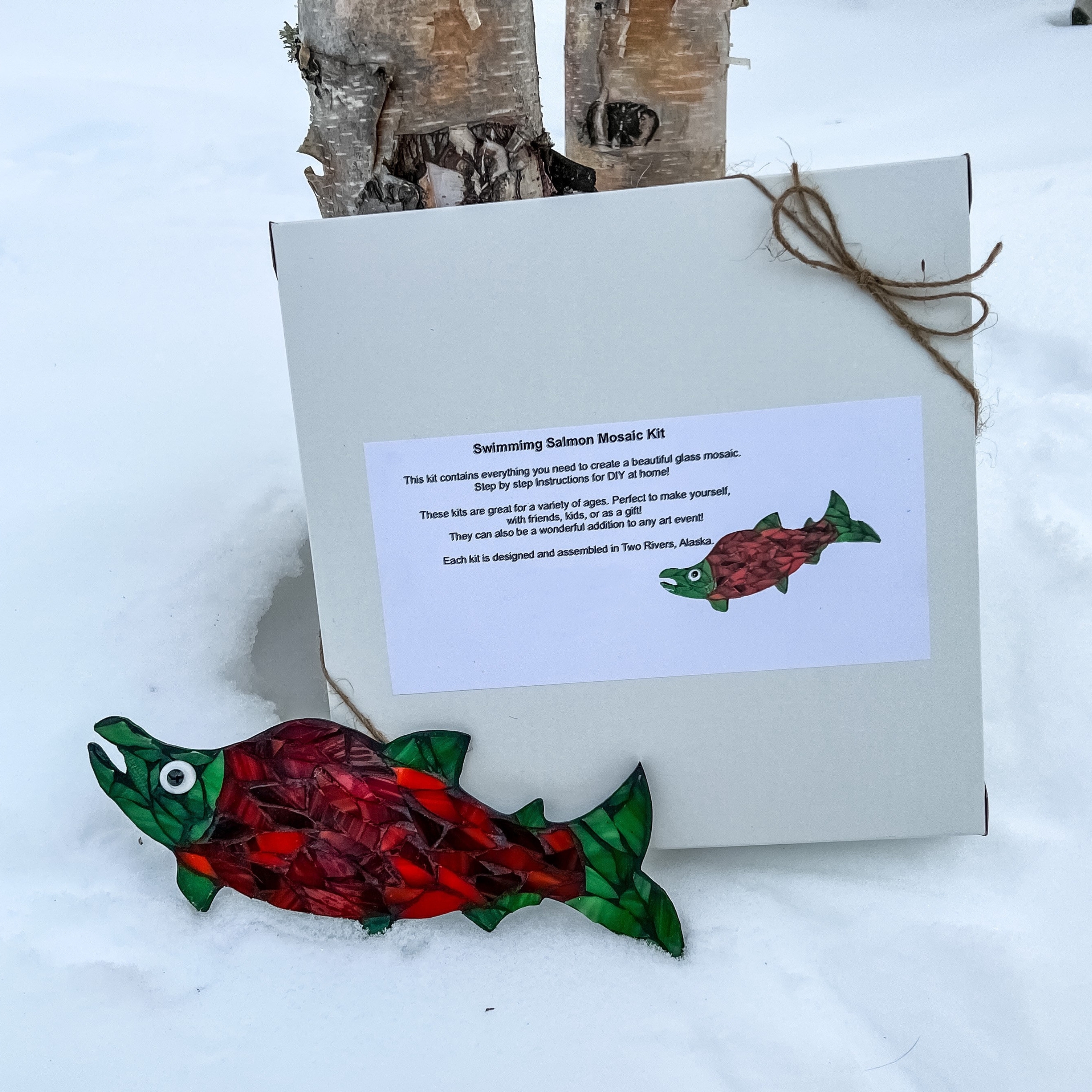 Range Glass Mosaic Decorative Box