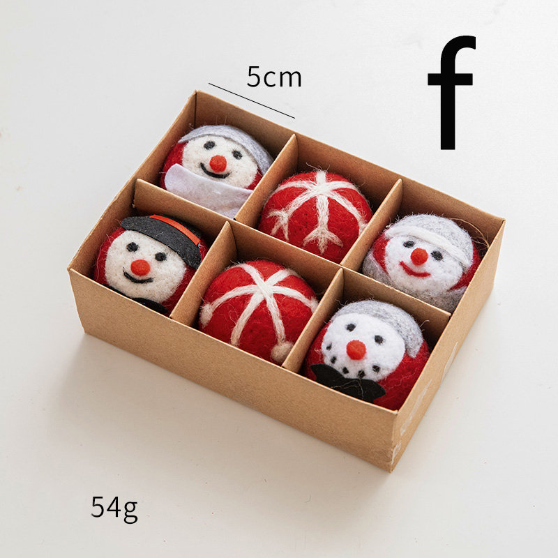 Handmade Felted Balls Xmas Home Decor